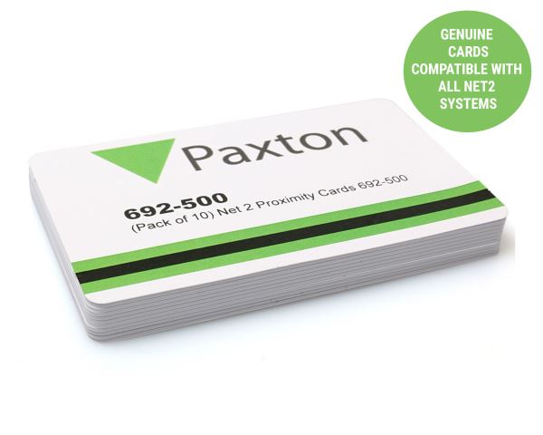 Paxton 692-500 Net2 Proximity ISO Cards (Pack of 10)