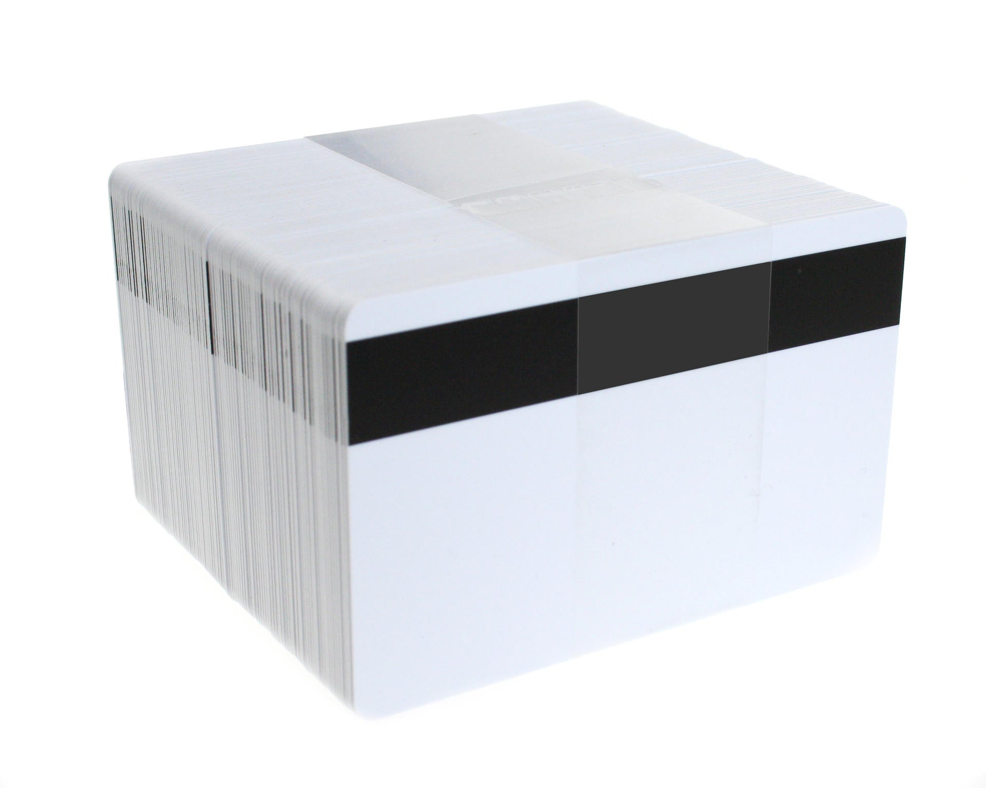 White Plastic Cards with Hi-Co Magnetic Stripe 1-100