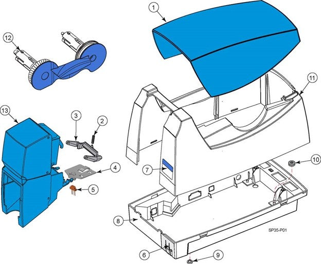 551441-006 Printer Label, Interface