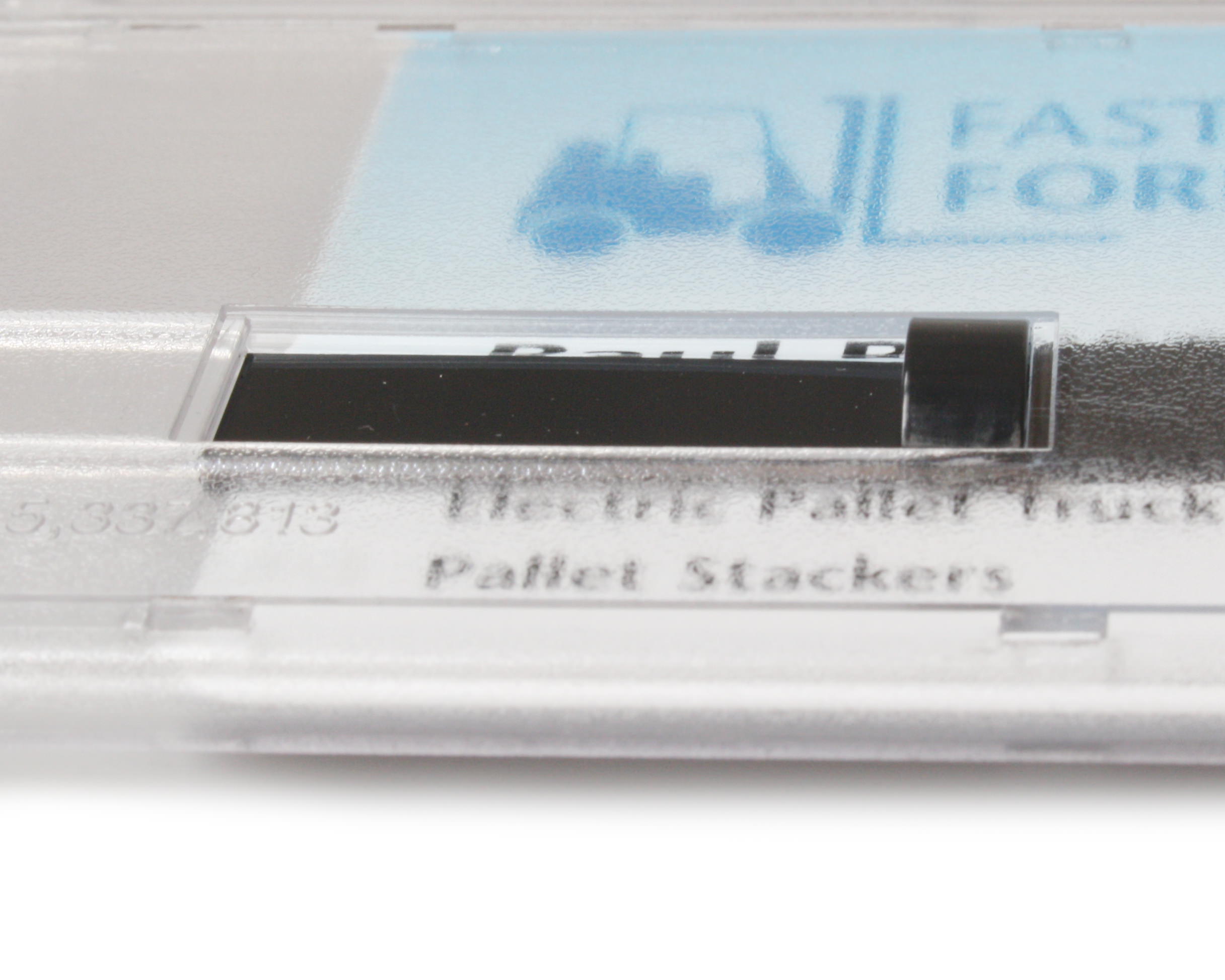 Enclosed Holders with Single Slider Bar, Black Slider, Premium - Landscape, Horizontal (Pack of 100)