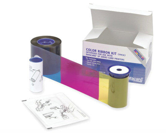 Datacard YMCKT Colour Ribbon for SD range, 534700-004-R010 (500 prints) ** previous SKU 534000-003
