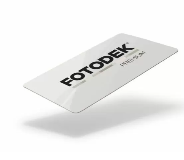 FOTODEK - Premium Blank White | ID Card | 480 mic | 100 Pack