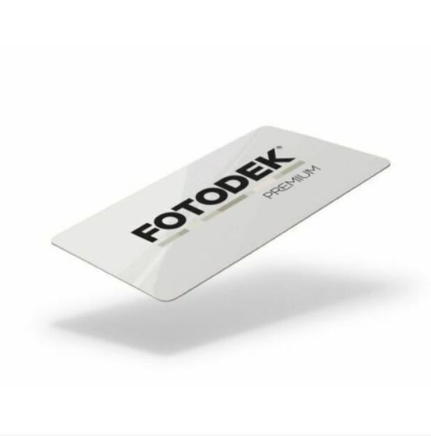 FOTODEK Premium | Thermal Re-Writeable in Black on ONE side | 100 Cards