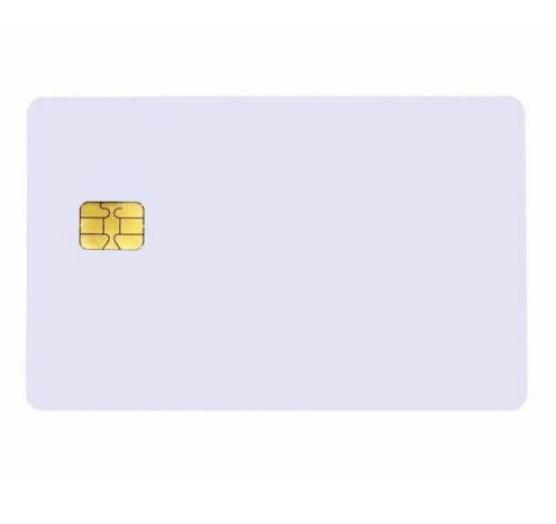 Salto MC0256B Contact Chip Blank White Cards