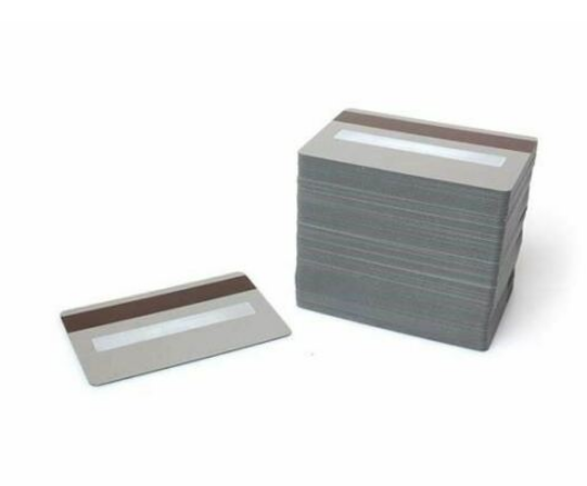 Silver 760 Micron Cards with Signature Panel, Coloured Core - Pack of 100