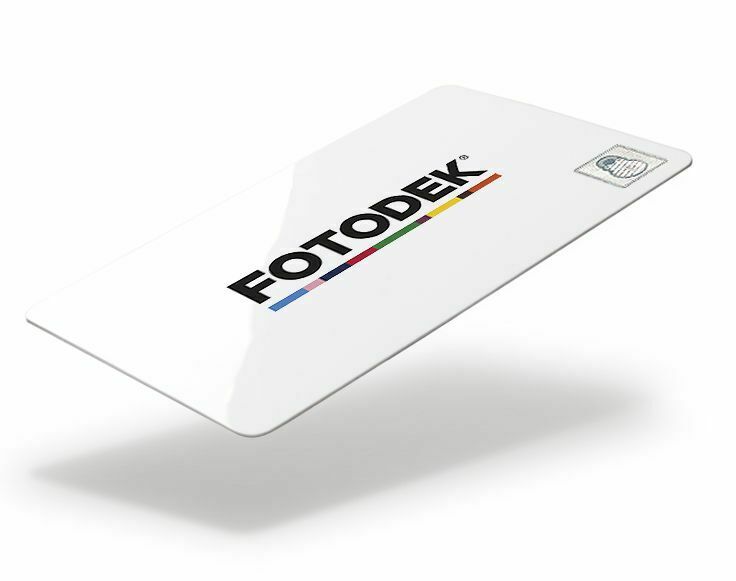 FOTODEK ‘ICE’ Premium Blank White - HOLOIMAGE Anti-Forgery - 100 Pack