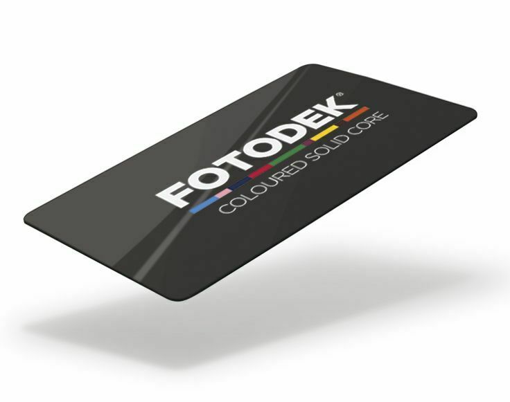 FOTODEK Solid Coloured Core | Onyx Black | 760 Mic | - 100 Pack