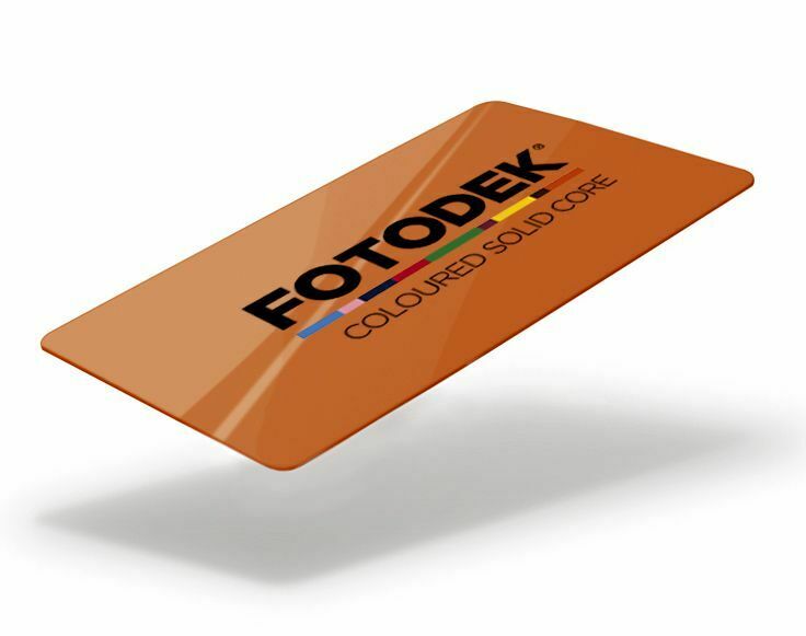 FOTODEK Solid Coloured Core | Island Orange | 760 Mic | - 100 Pack