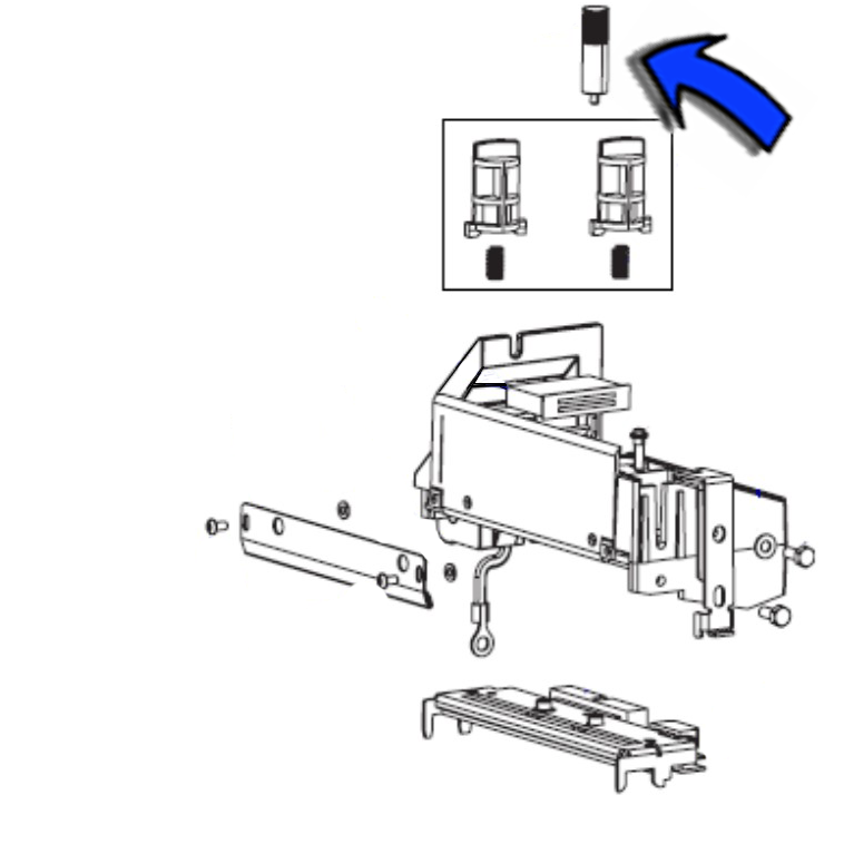 Zebra HW77047 - Screw, Printhead Mounting, QTY OF 5